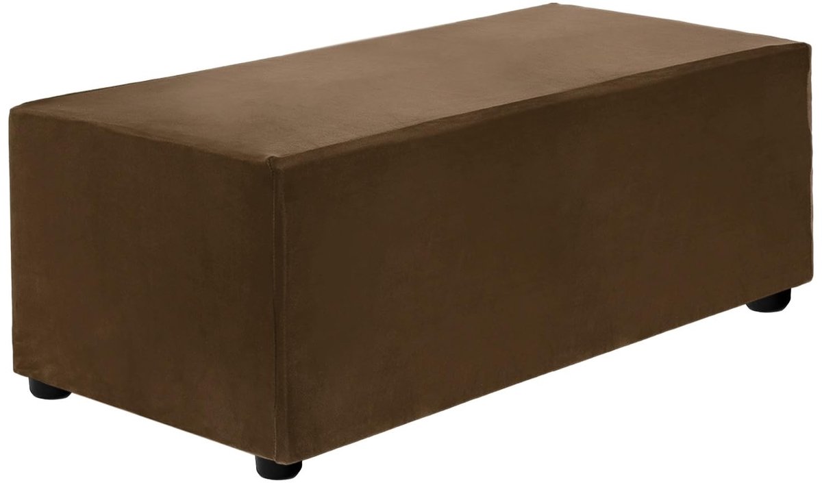 Omgoods - Rekbare Krukhoes voor Stoelen en Krukken Donkerbruin