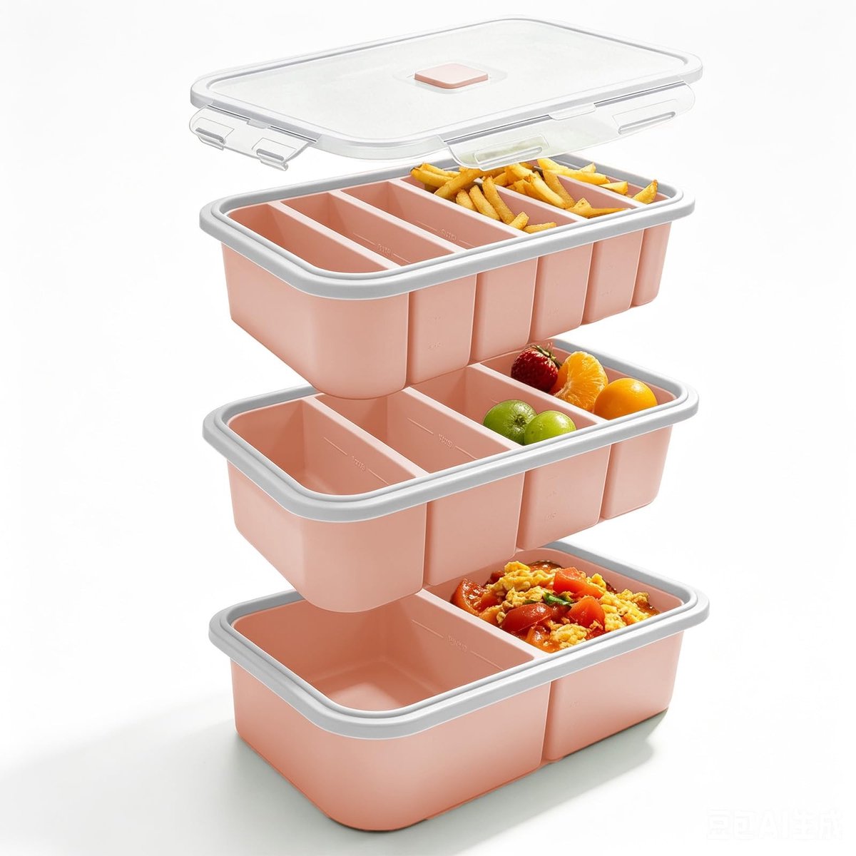 Omgoods - Set van 3 Silicone Freezer Mallen voor Soep en Sauzen