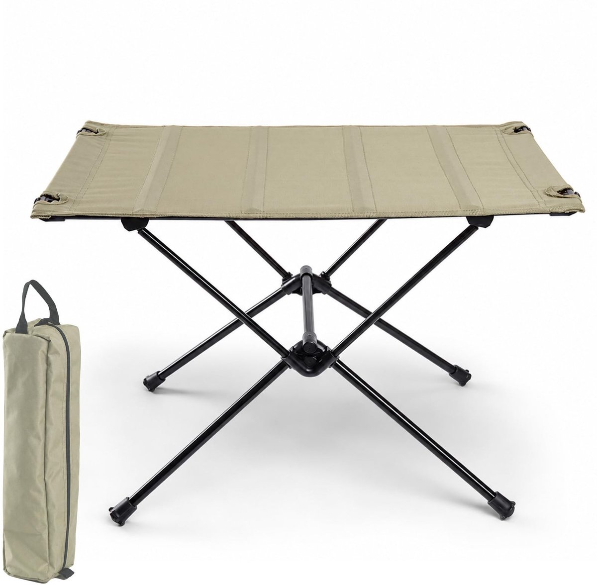 Omgoods - Opvouwbare Campingtafel - Inklapbare en Draagbare Tafel met Draagtas - 60x40x39,5 cm