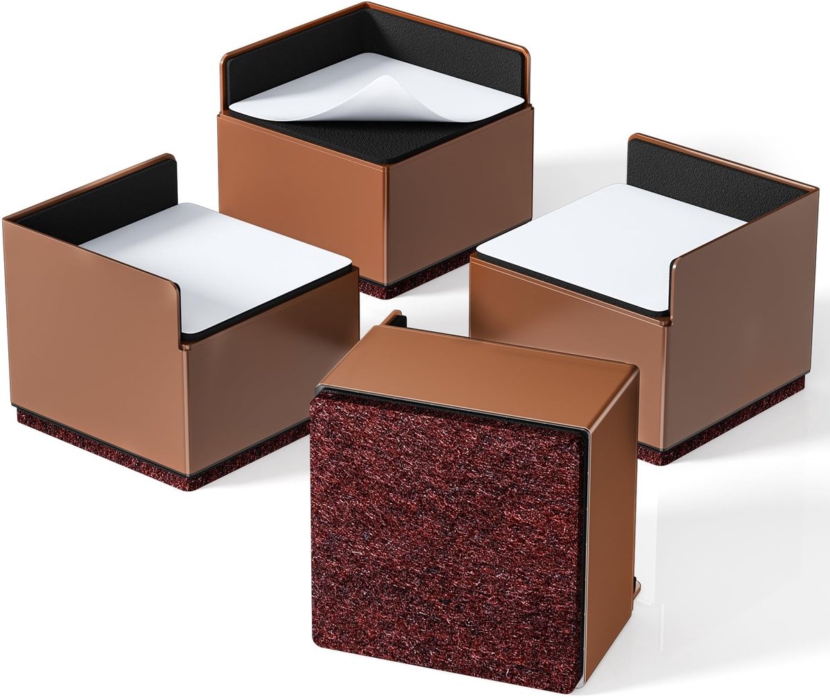 Omgoods - Zware Bedverhogers 6,5 cm voor Meubels