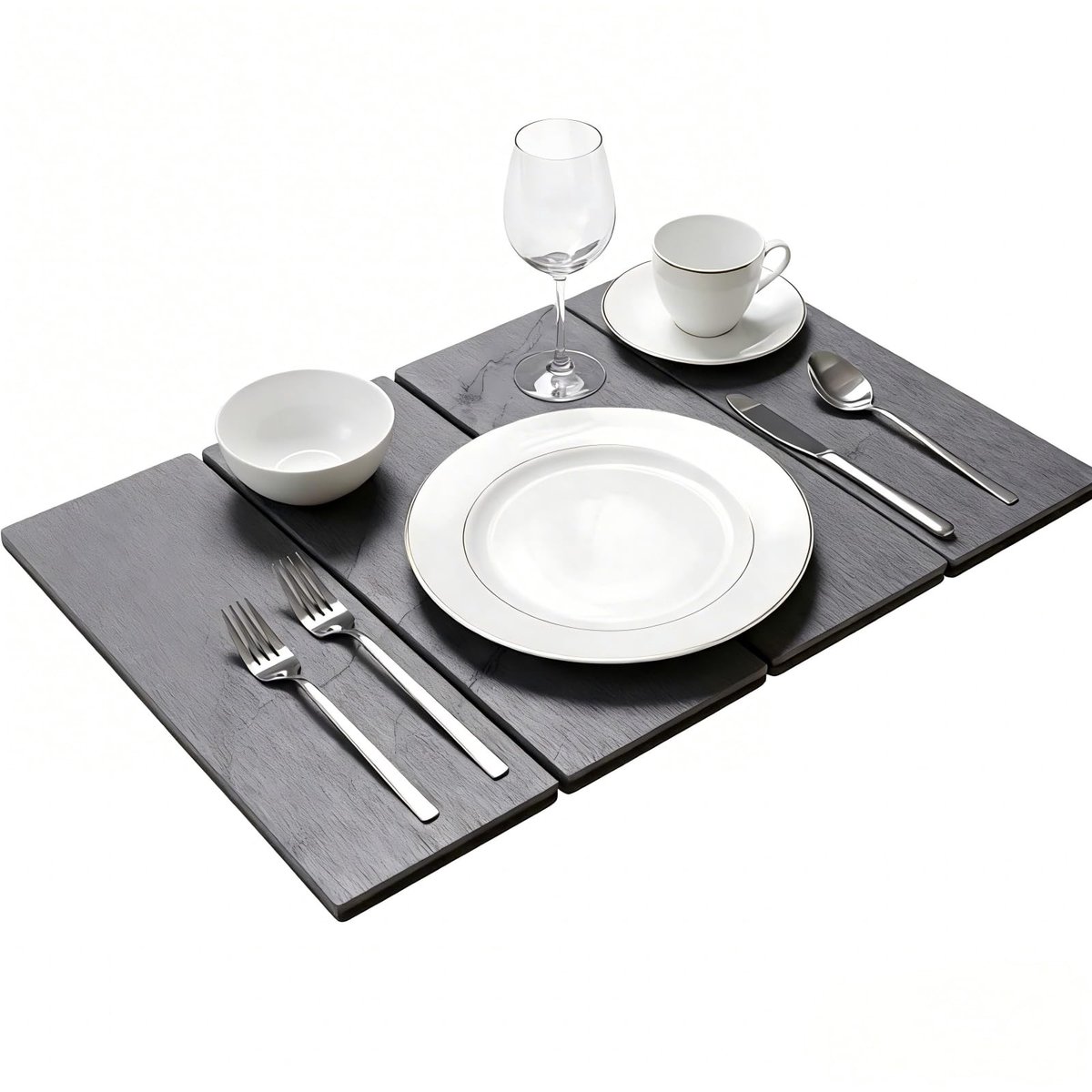 Omgoods - Natuurlijke Kiezelstenen Badmat, Antislip en Sneldrogend 60 x 40 cm