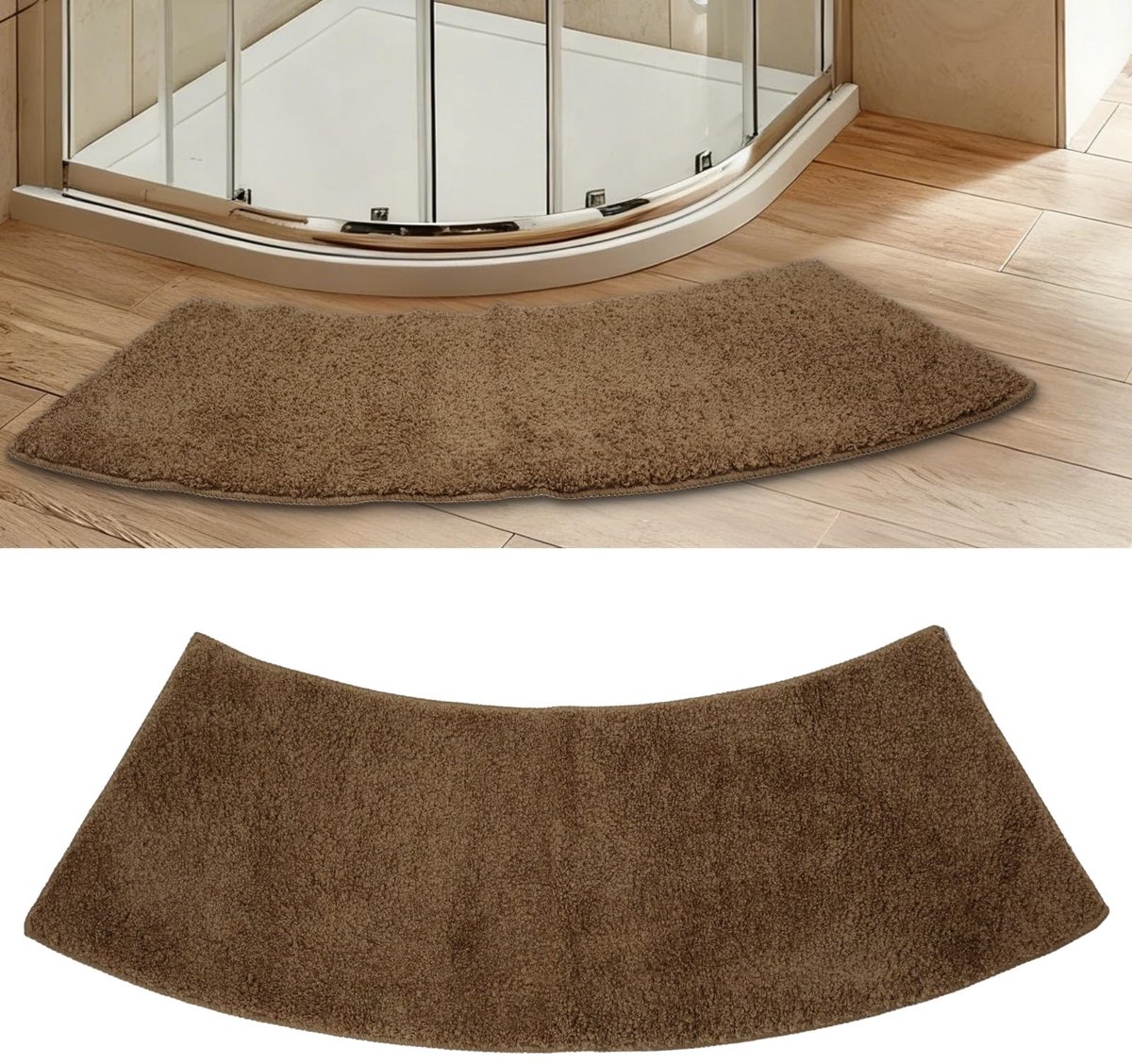 Omgoods - Halfronde Antislip Douchematt 40 x 100 cm