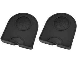 Omgoods - Set van 2 Koffie Tamper Matten met Randbescherming