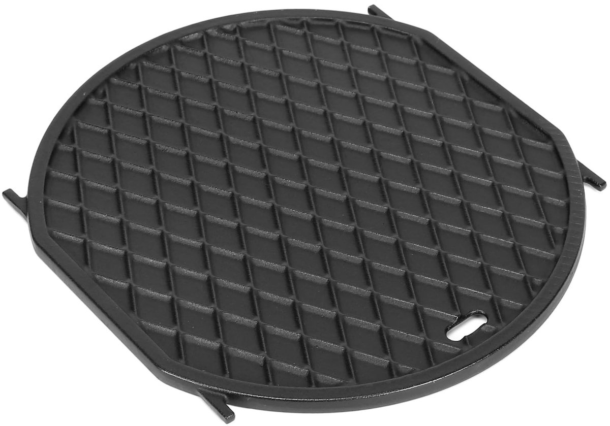Omgoods- Grillplaat Gietijzer - Geschikt voor Weber Gourmet BBQ-systeem - Reserveonderdelen - Grillpan - Griddle Plancha accessoires - Compatibel met Weber GS4 Spirit II 200/300
