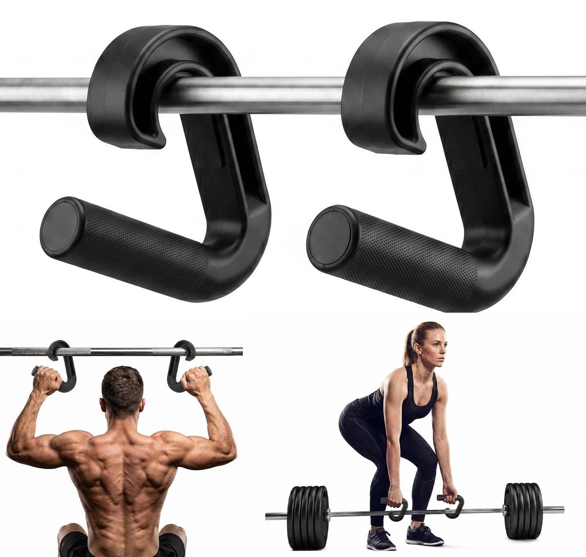 Omgoods - Set van 2 Fitness Grips voor Pull-Up en Training