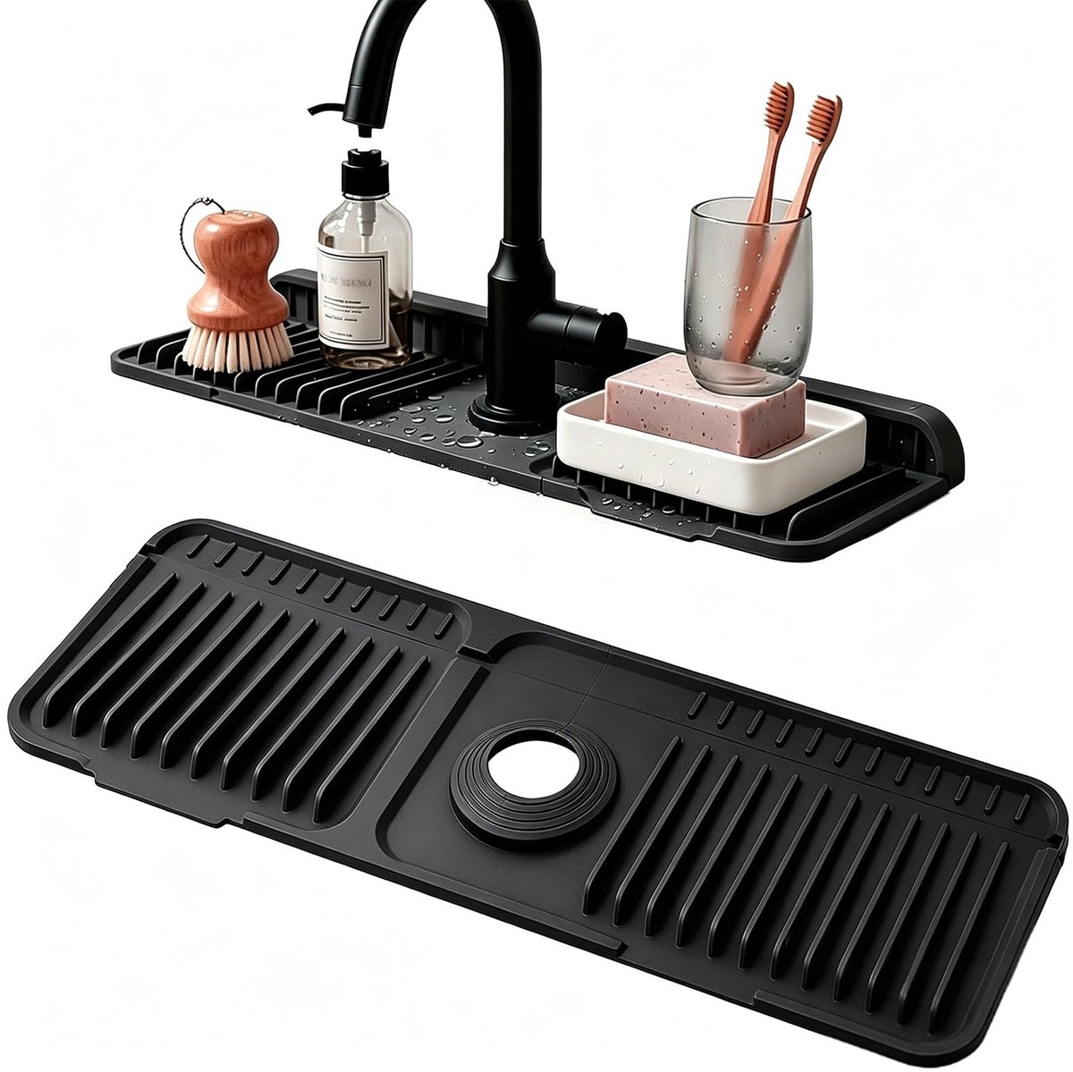 Omgoods - Silicone Tapmat voor Keuken en Badkamer, 45 x 14 cm