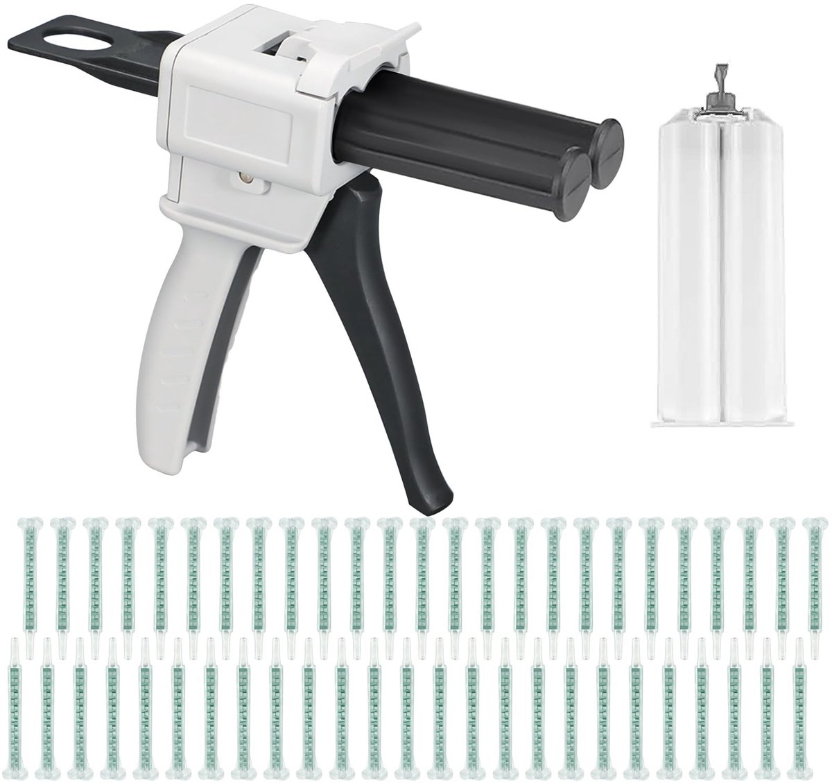 Omgoods - 2K Lijmpistool met Mengbuis en Accessoires