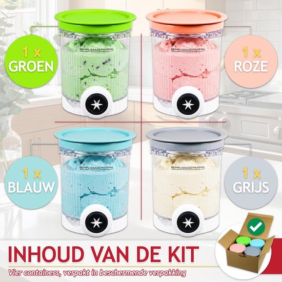 Omgoods - Vervangende IJsbekers voor Ninja Creami — afbeelding 5