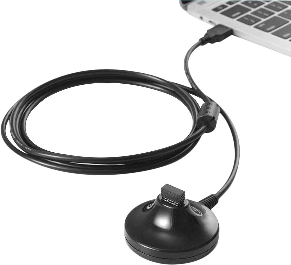 USB Ant Stick - Ant Ontvanger - Binnenshuis Trainen - Naadloze Dataoverdracht - 2 Meter Kabel - Zwart
