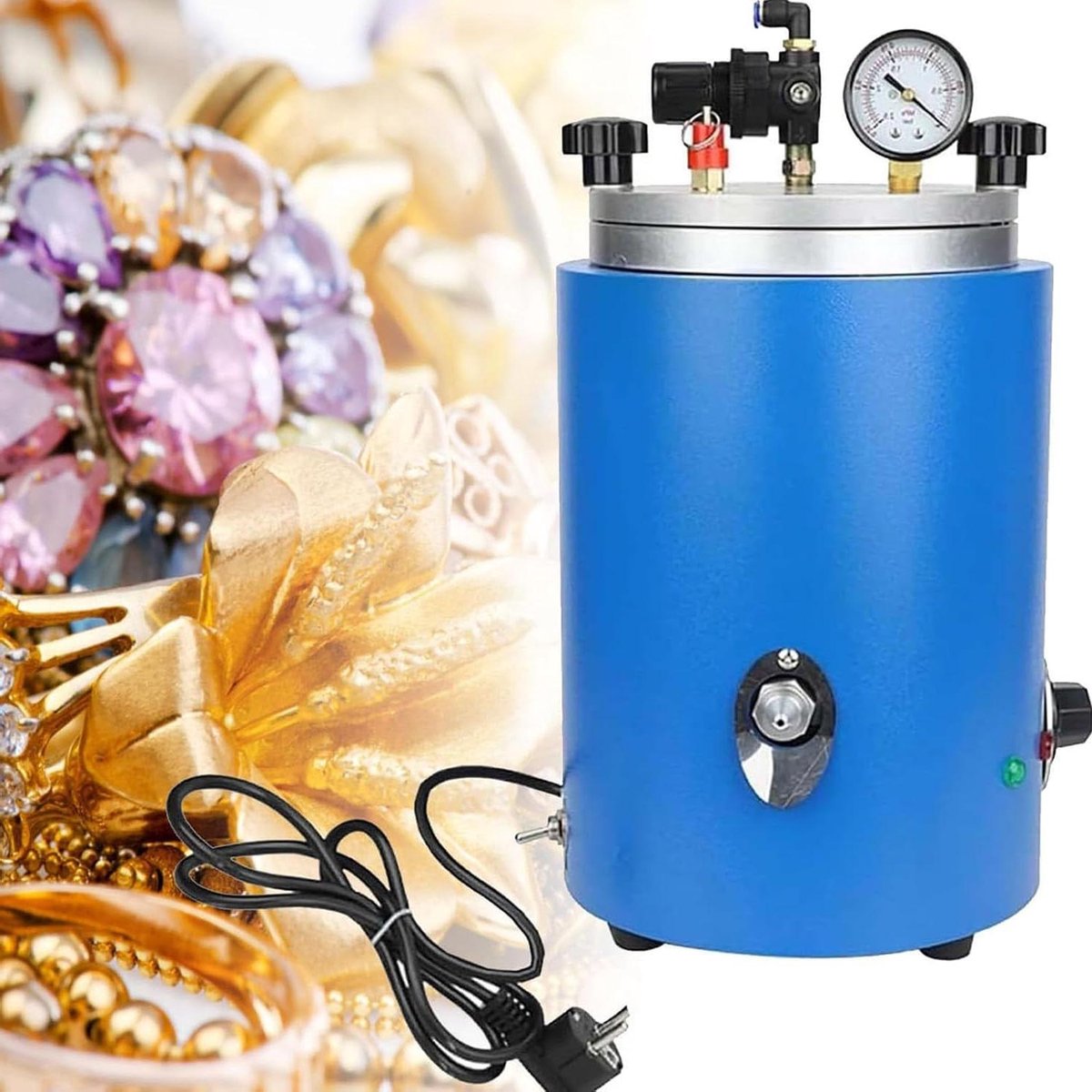 Wax Smelter - Smeltpot Kaarsen - Kaarsen Maken - Professionele Elektrische Verwarming - 2.5L - Zilver