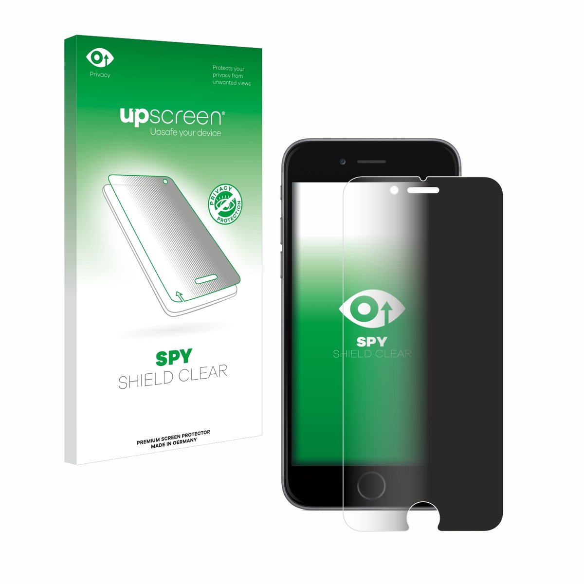 upscreen - privacy screenprotector voor Apple iPhone 6 / 6S - Folie Beschermfolie Blauwlichtfilter