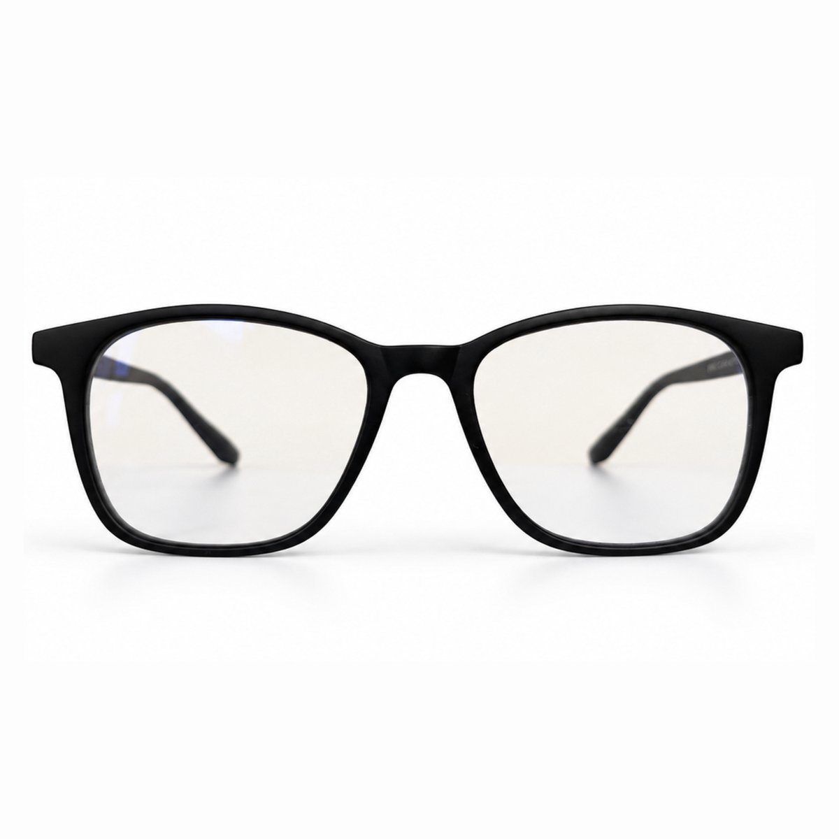 Filtervision Dagbril - Blauw Licht Bril met Heldere Lens - Computerbril - Zonder Sterkte - Blue Light Glasses - Beeldschermbril - Voor Schermwerk Overdag - Unisex - Matt Black