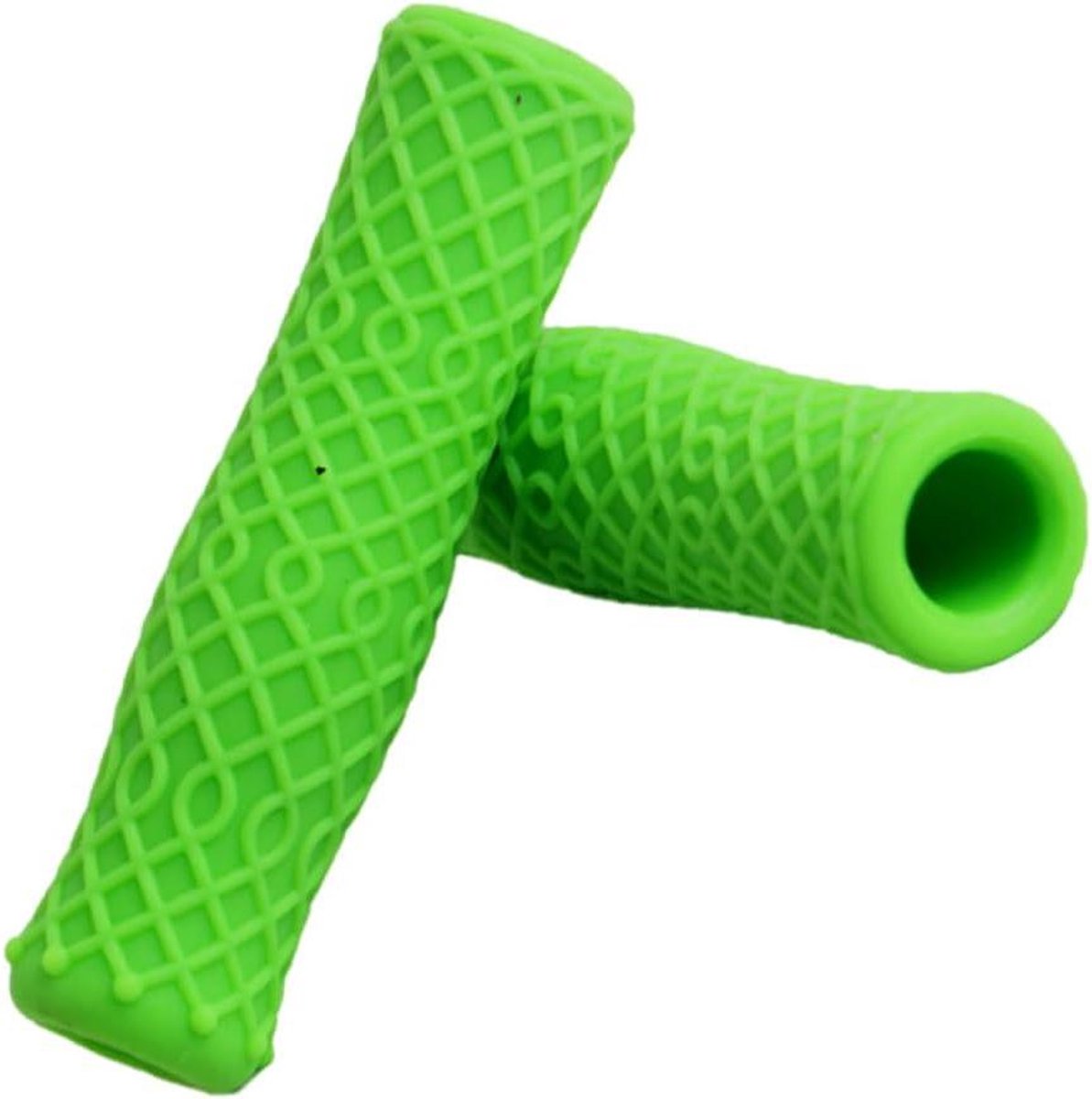 Fietshandvatten Kinderen - Handvatten Fiets - Comfortabel Fietsen - Ergonomisch Antislip Ontwerp - 12.3 cm - Groen