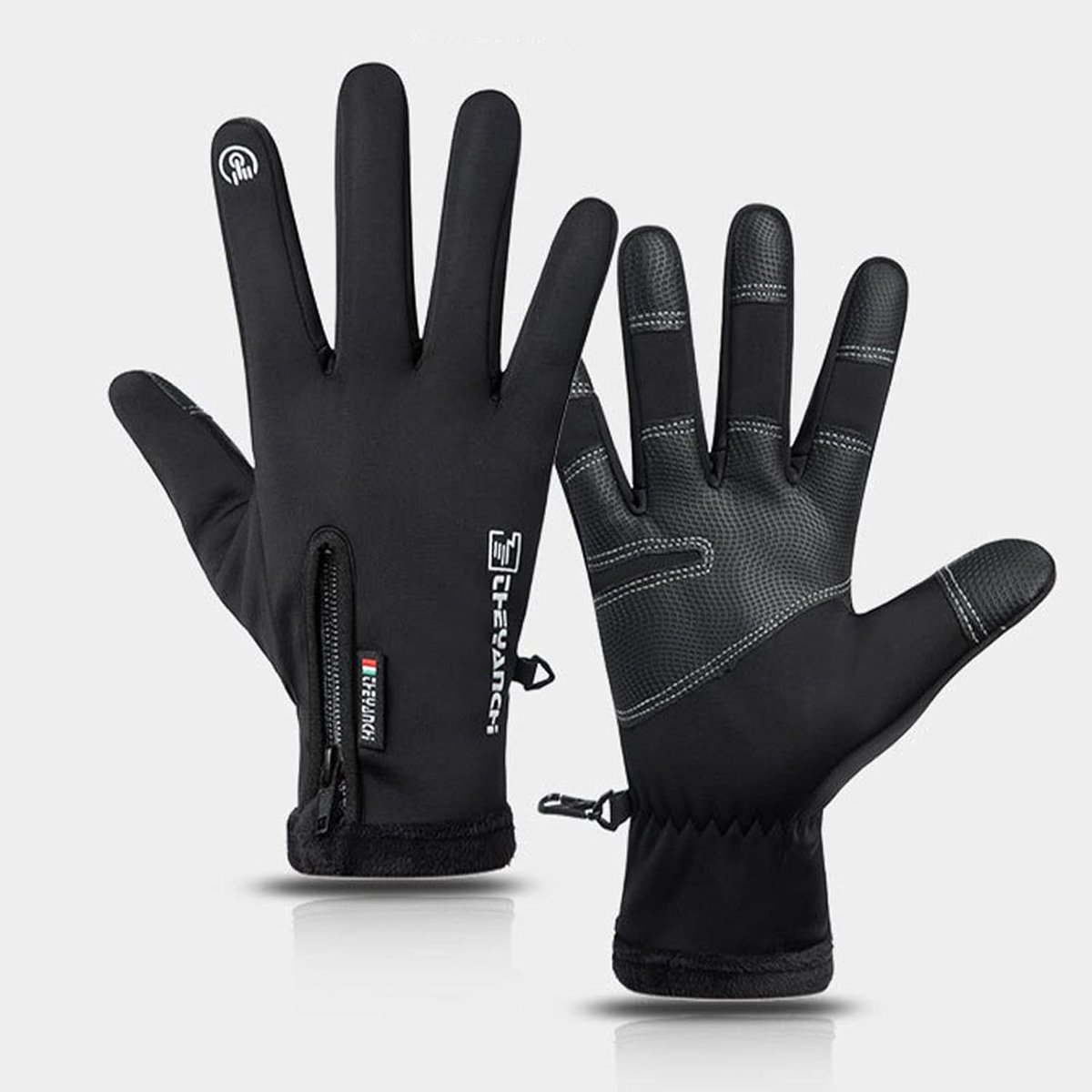 SnelShoppen - Waterdichte Winddichte Winter Warme Handschoenen Comfortabele Thermische Handschoenen met Touchscreen voor Fietsen Mannen Vrouwen Neopre