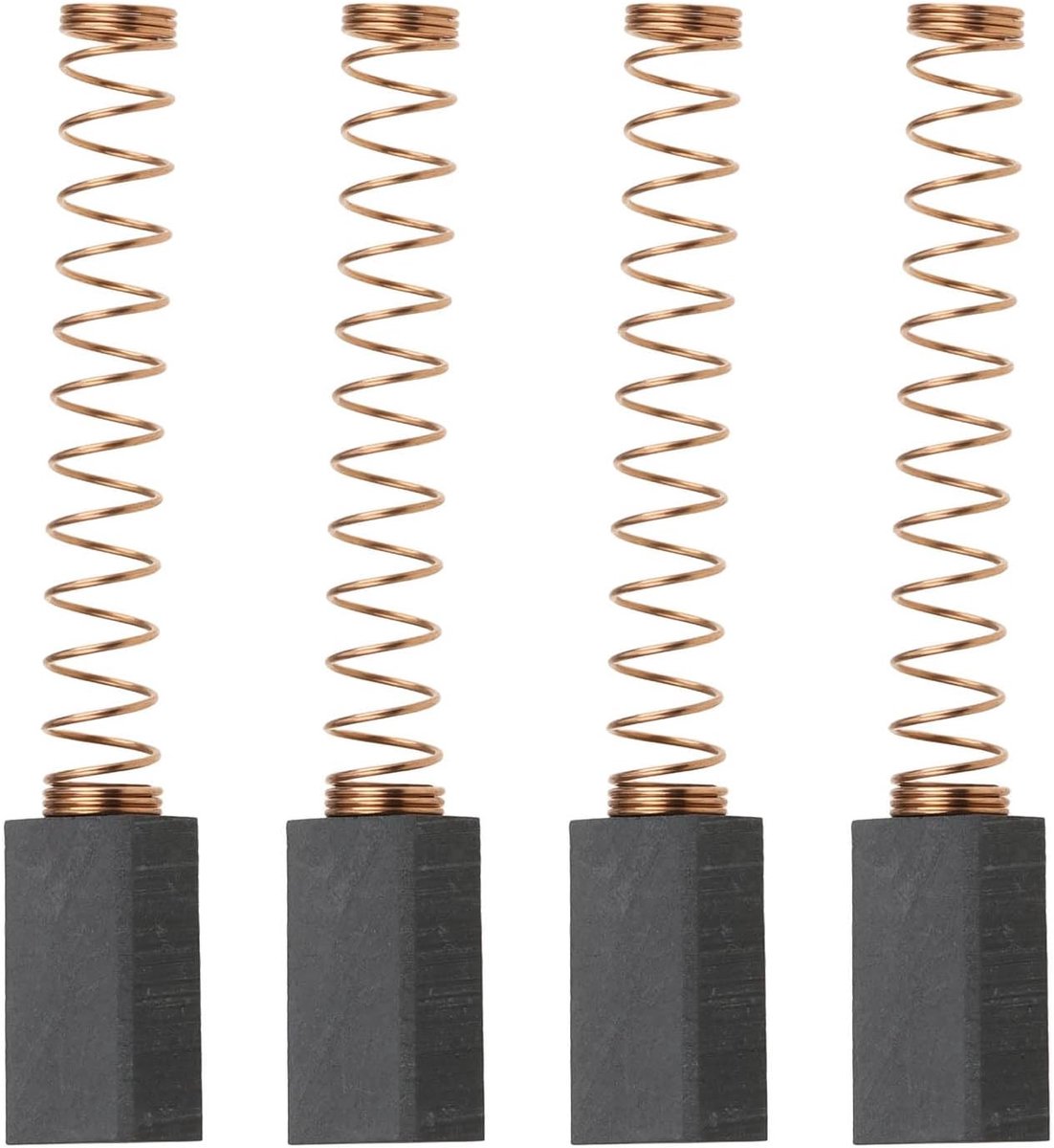 Carbon borstelset 2 paar - 15 x 8 x 5 mm - vervangingsborstels - voor elektrische schuurmachines - ShopVlot