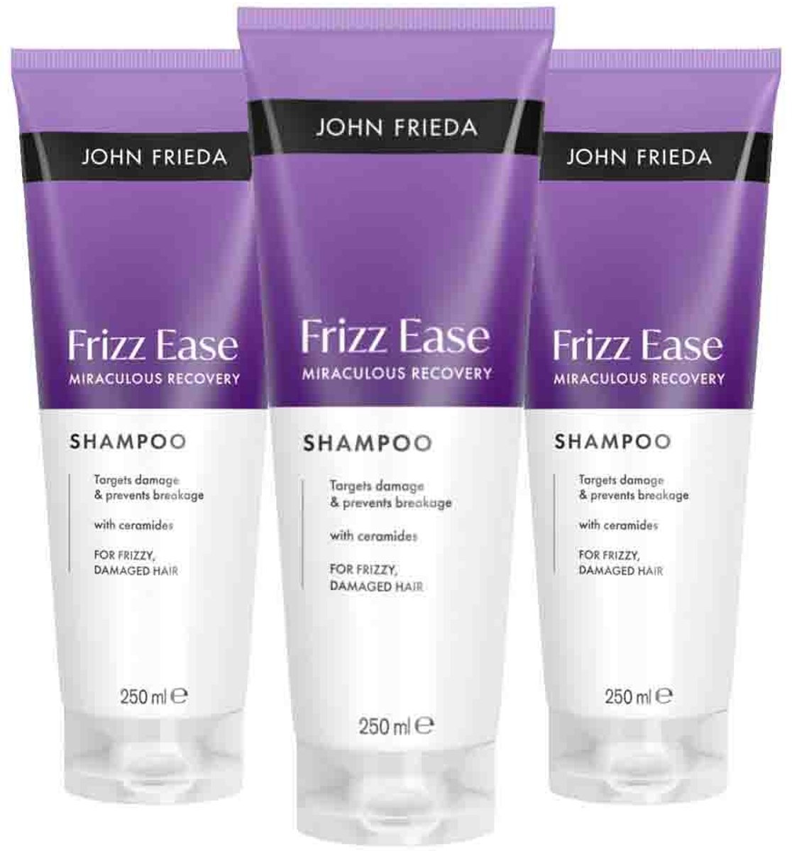 John Frieda Frizz Ease Shampoo - 3 x 250 ml - Voordeelverpakking