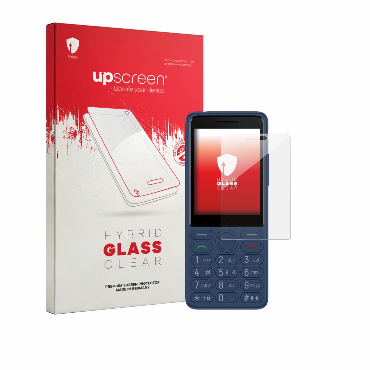 upscreen - Screenprotector voor TCL OneTouch 4042s - Folie Beschermfolie Beschermglas transparant