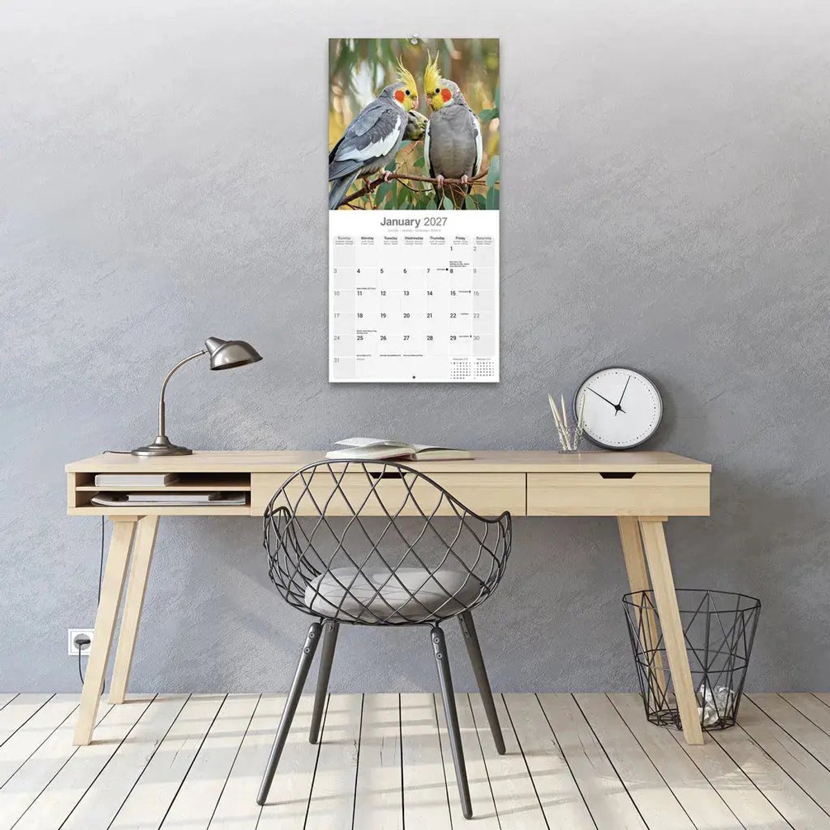 Valkparkieten Kalender 2027