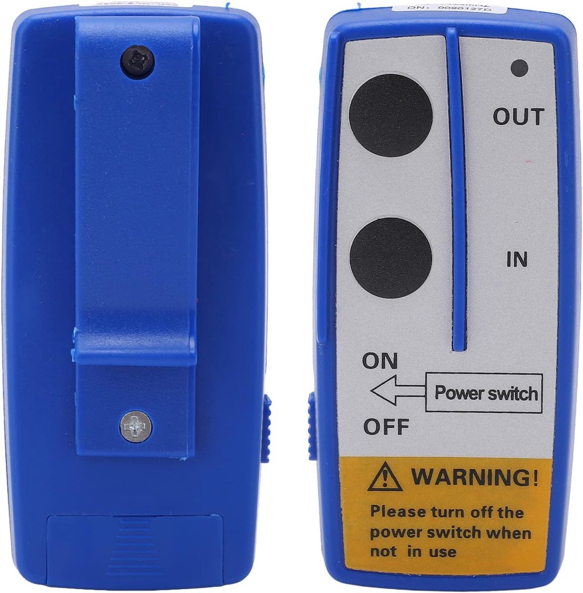 SnelShoppen - Draadloze Winch Afstandsbediening Set met Ontvanger 12V 24V voor Truck ATV SUV (Blauw) - Lange Bereik, Eenvoudige Bediening, Anti-Interf