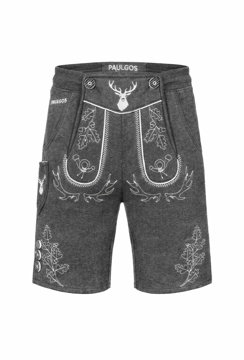 PAULGOS Traditionele Joggingbroek voor Heren - Design: Traditionele Leren Rijbroek - JOK5 - Verkrijgbaar in 3 Kleuren - Maten S - 5XL