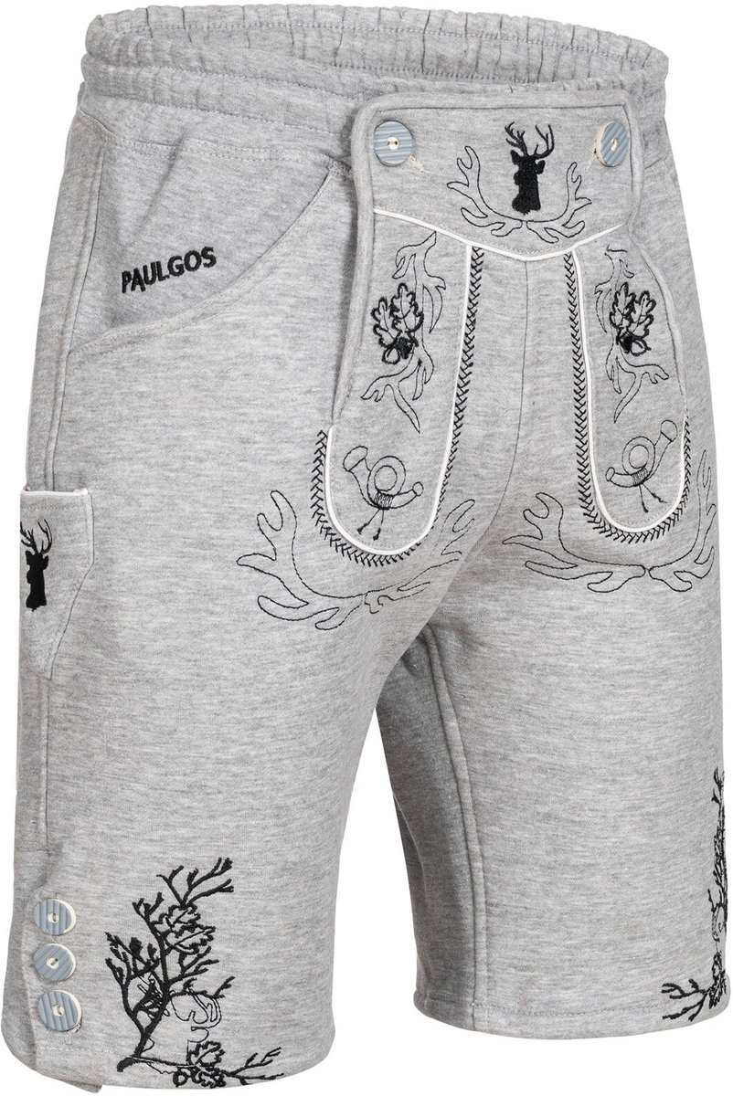PAULGOS Heren Traditionele Joggingbroek - Design Traditionele Leren Broek - JOK3 - Verkrijgbaar in 3 kleuren - Maten S - 5XL