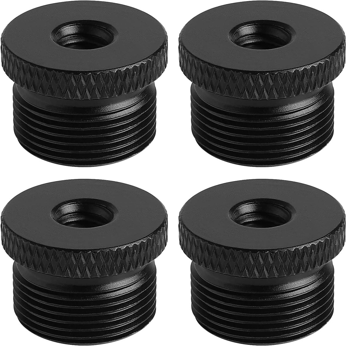 SnelShoppen - 4x Microfoonstandaard Schroefadapter 1/4 vrouwelijke naar 5/8 mannelijke Draadadapter voor Camera Statief en LCD Monitor Bevestiging
