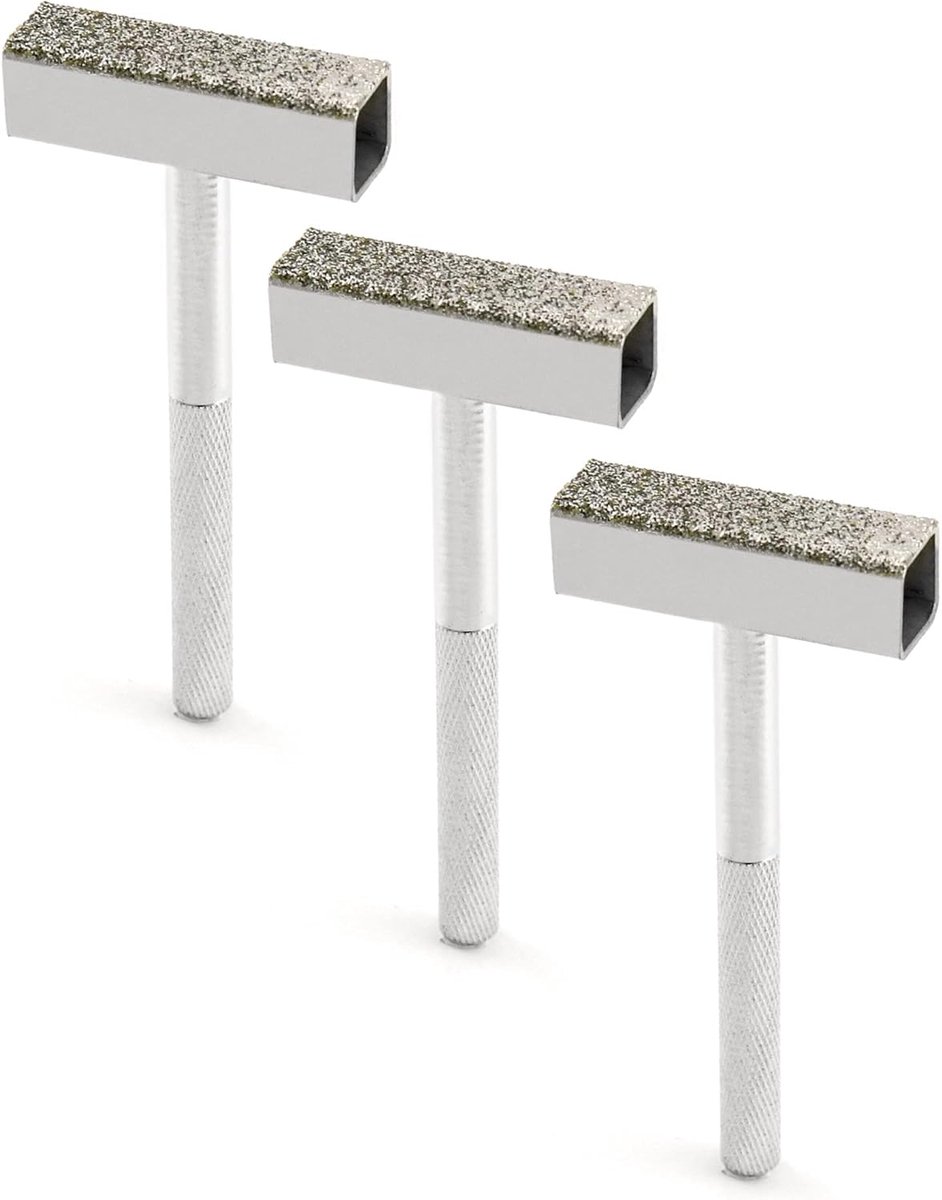 SnelShoppen - 3 Stuks Slijpkraal Dresser, Diamant Slijpschijf Dresser voor Slijpen en Ontbramen van Schijven, 45 x 10 mm Hoofd