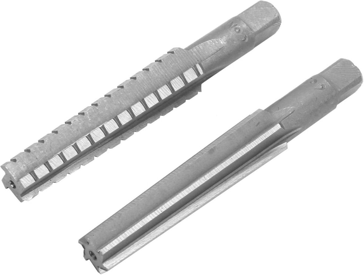 Reamers 2pcs HSS MT2 1.5 x 12.5cm - hand reamer set - hoge hardheid - perfect voor bore machining - ShopVlot