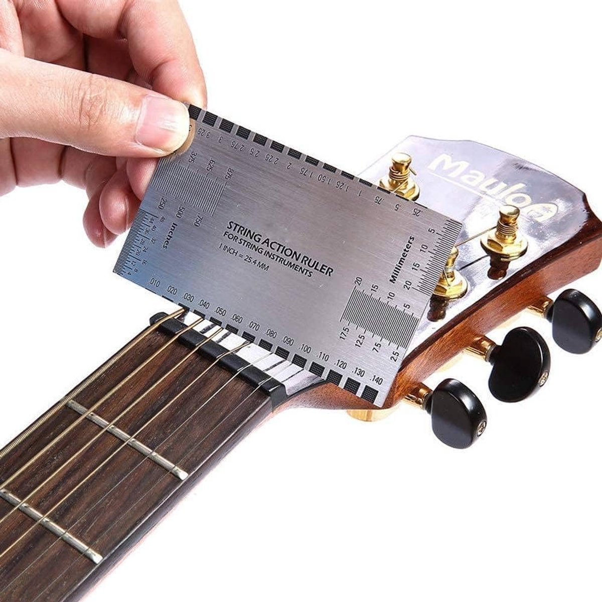 Guitar meetinstrumenten - RVS - Duidelijke schaal - Precisie voor gitaarreparatie - SnelShoppen