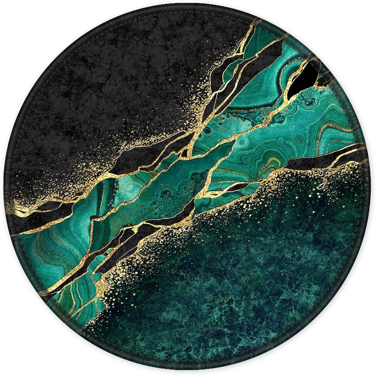 ITNRSIIET Mouse Pad, Small Round Mouse Pad with Stitched Edge, Waterproof Smooth Surface, Premium Texture Mouse Pad - ShopVlot