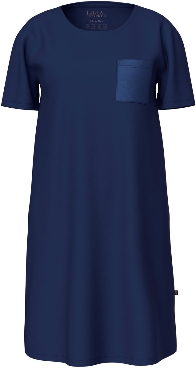 Ulla Popken - Dames - Nachtkleding - Nachtblauw - Maat 46+