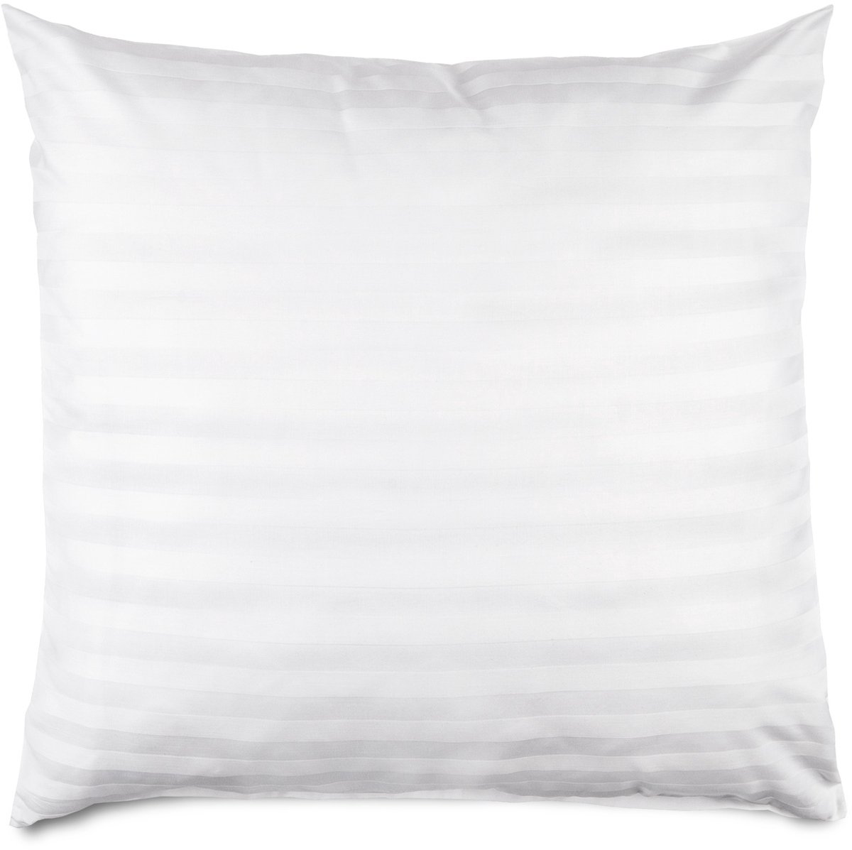 Darymex Bamboe Kussensloop 40x40cm - Wit Gestreept, Katoen & Bamboe