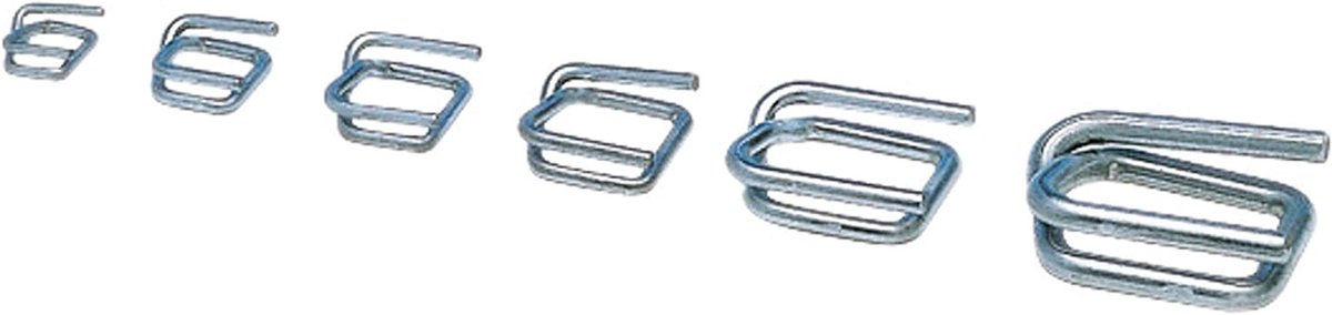 Sluitband Polyester - Polyesterband Sluitingen - Pakketten Sluiten - Verzinkt Oppervlak - 16 mm - Niet gespecificeerd