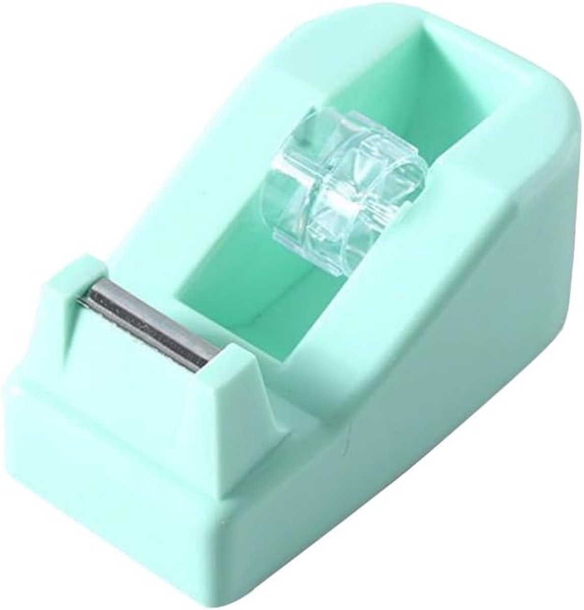 SnelShoppen - Tape Dispenser Groen Mini Hechtband, Rollesnijgereedschap, Navulbaar 18 x 20 mm, Inpakband Dispenser voor Thuis, School, Kantoor