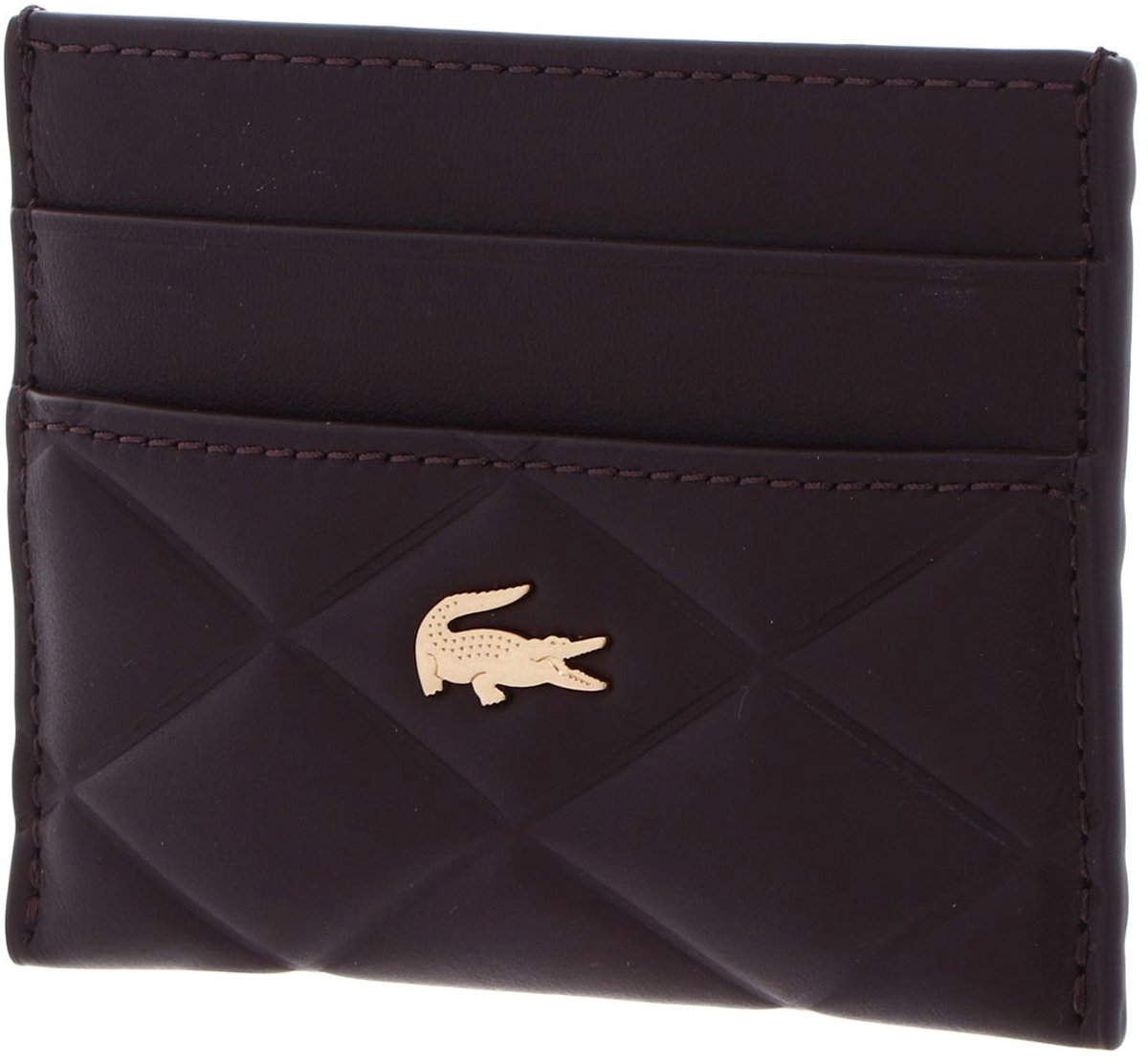 LACOSTE kaarthouder CC Holder Oxalis wijnrood