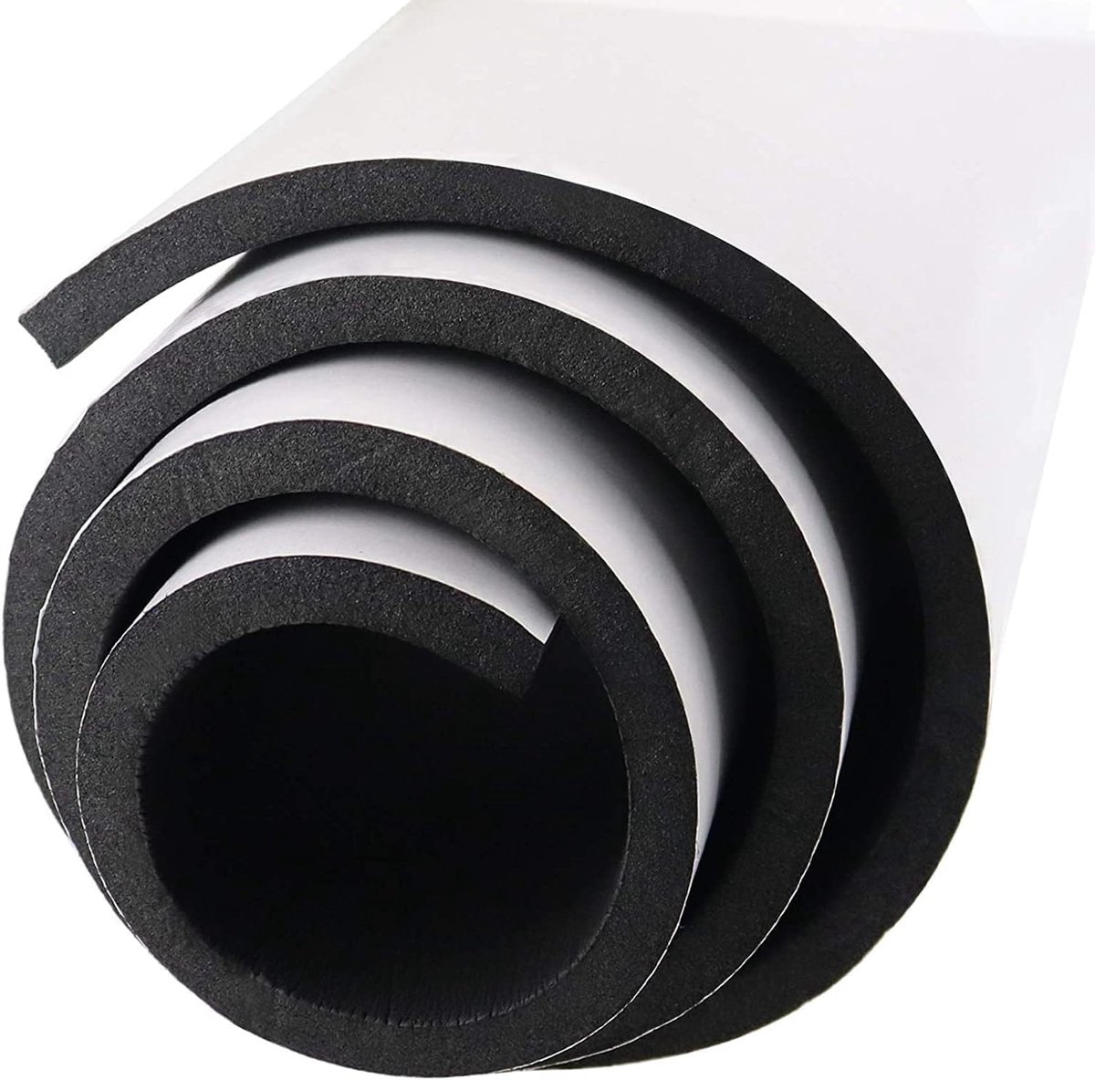 Self Adhesive Cell Rubber Foam Roll, Self-Adhesive, 300mm (Width) x 12mm (Diameter) x 3m (L) Multifunctional, Neoprene - ShopVlot