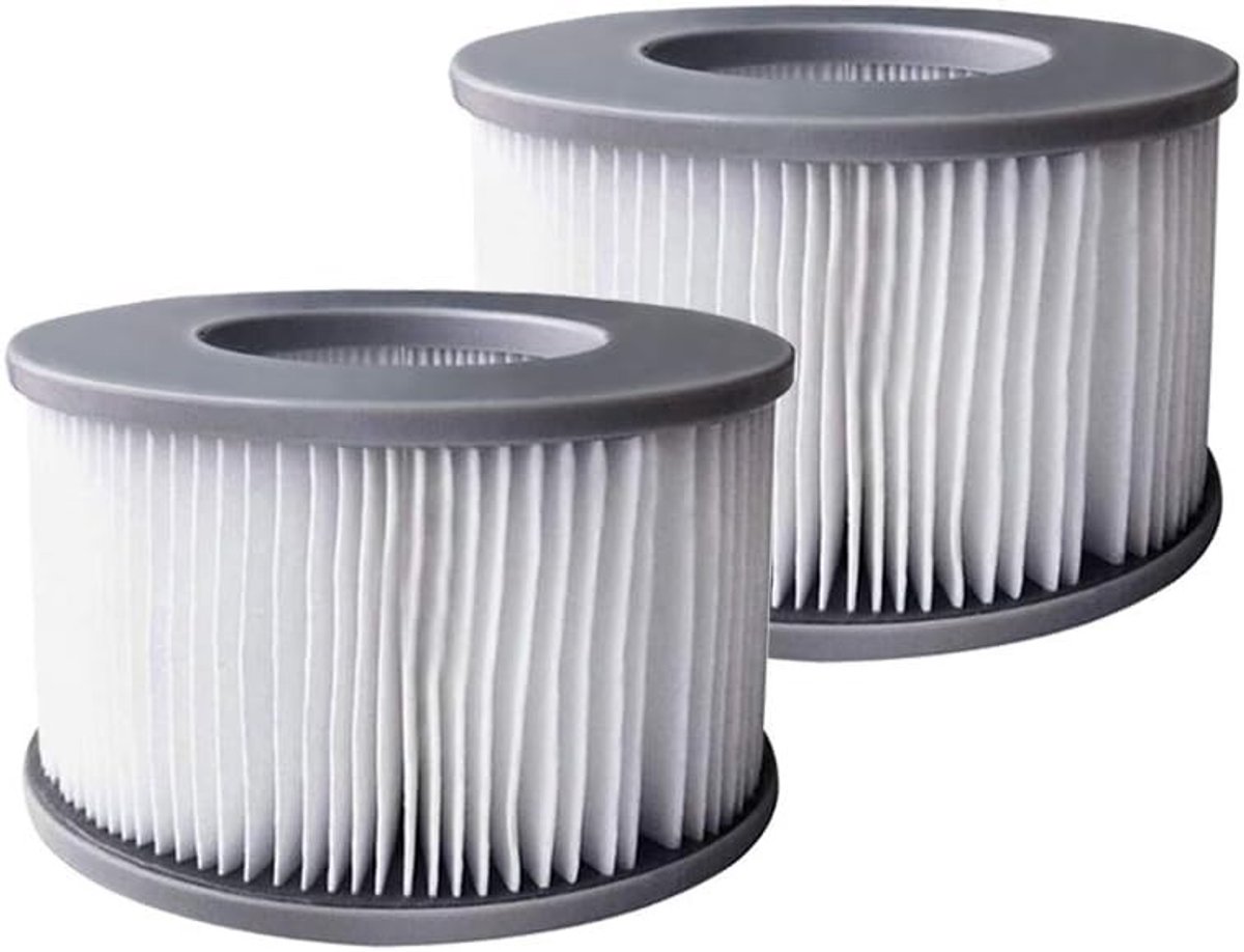 2 x Whirlpoolfilter voor MSPA, opblaasbare zwembaden, verbeterde filterpatroon voor pomp, geschikt voor alle huidige whirlpools en spa's