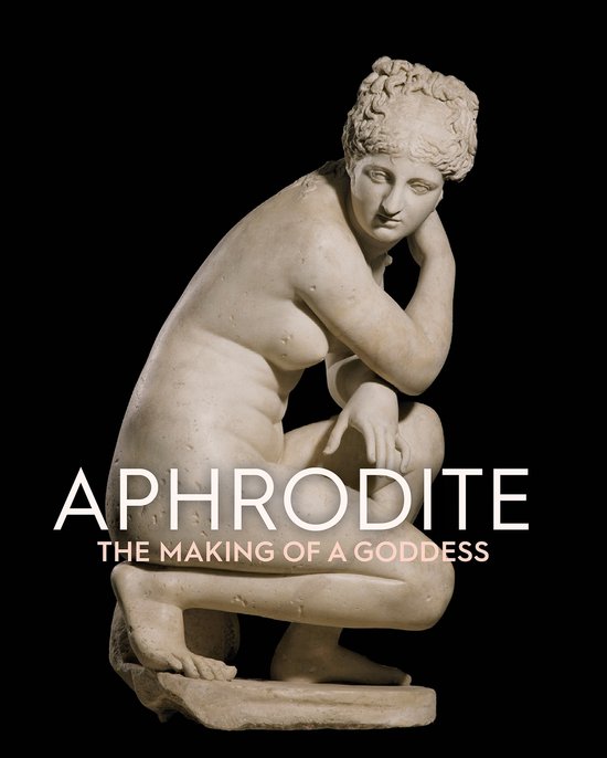 Boekhoes met beeld van Aphrodite, "APHRODITE THE MAKING OF A GODDESS"