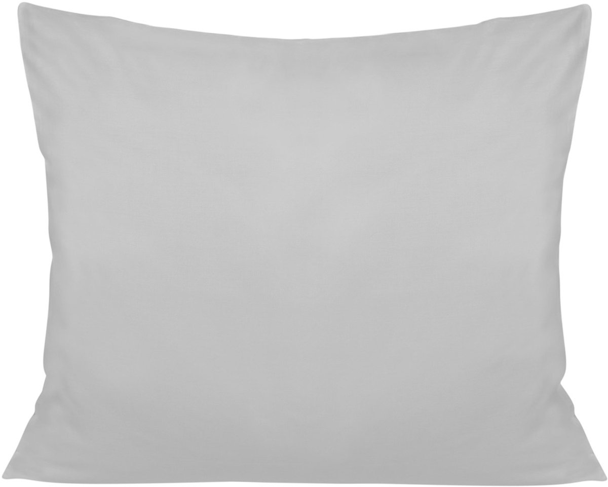 Darymex Katoen Satijn - Kussensloop - 100% Katoen - 40x60 cm - Asgrijs Egaal