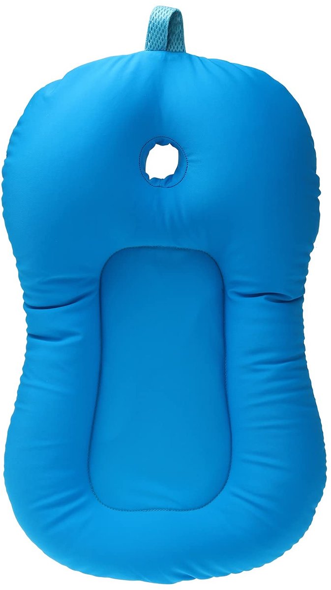 Omgoods - Opvouwbare Baby Badmat voor Nieuwe Borns, Blauw
