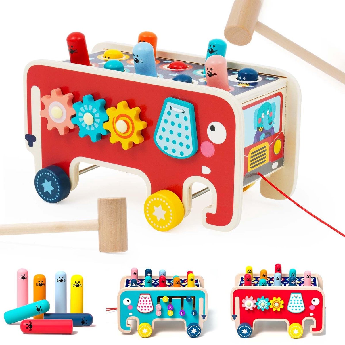 Omgoods - Houten Speelgoed Hammer Spel voor Kinderen