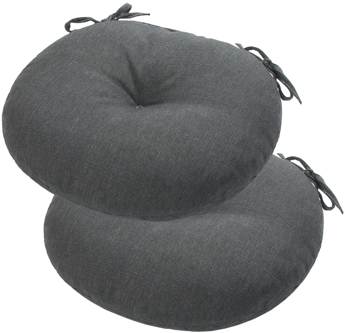 Omgoods - Set van 2 Waterdichte Tuin Stoelkussens Rond 45x35cm
