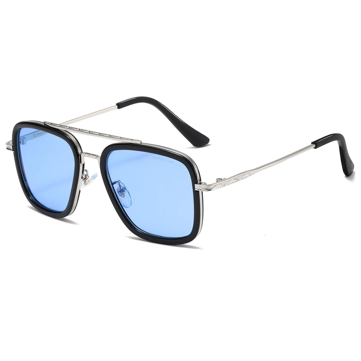 Omgoods - Retro Zonnebril met UV Bescherming en Metaal Montuur
