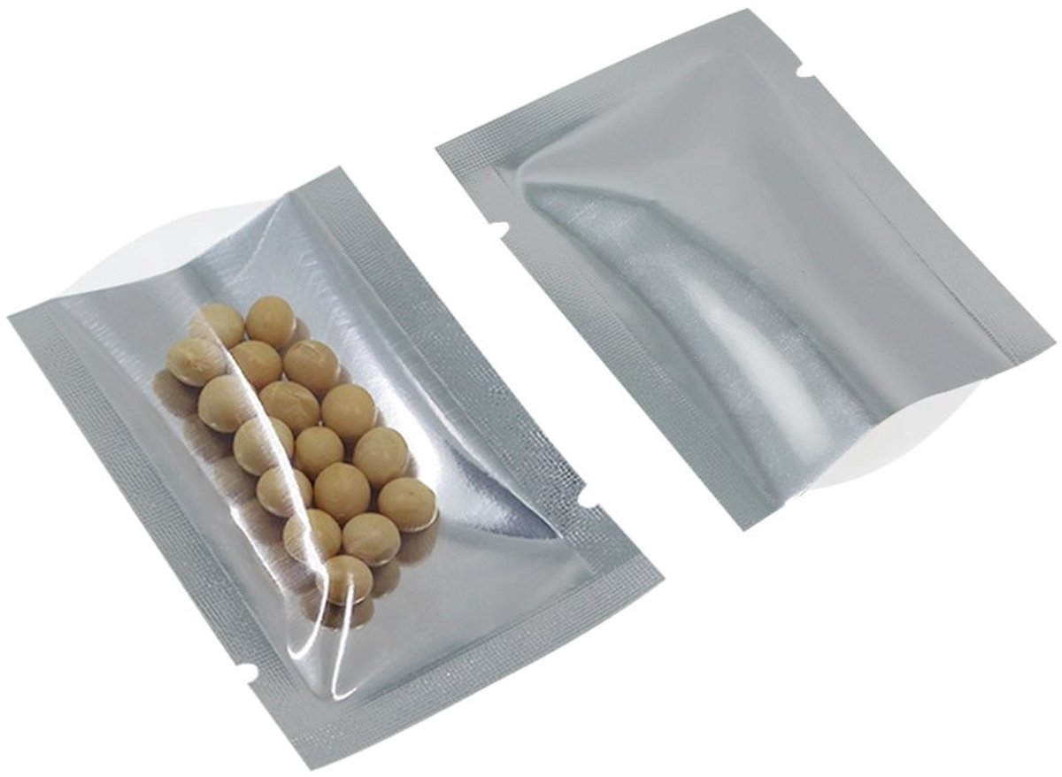 Omgoods - Mylar Vakuum Verpakkingszakken met Open Top, 14 x 20 cm