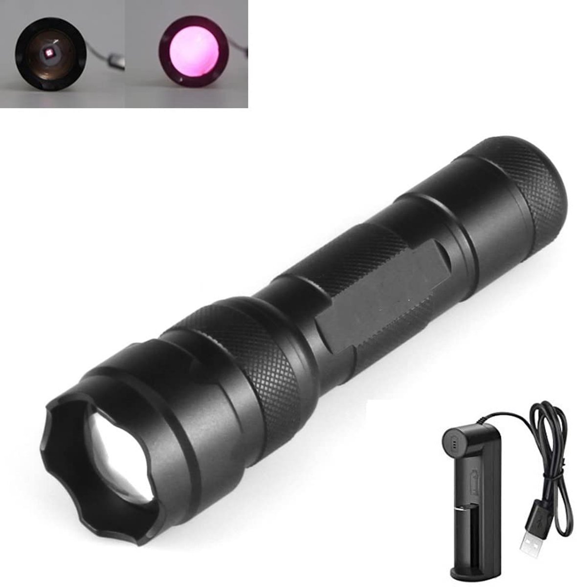 Omgoods - IR 940nm Zaklamp - Zoombare infrarood zaklamp voor nachtzicht