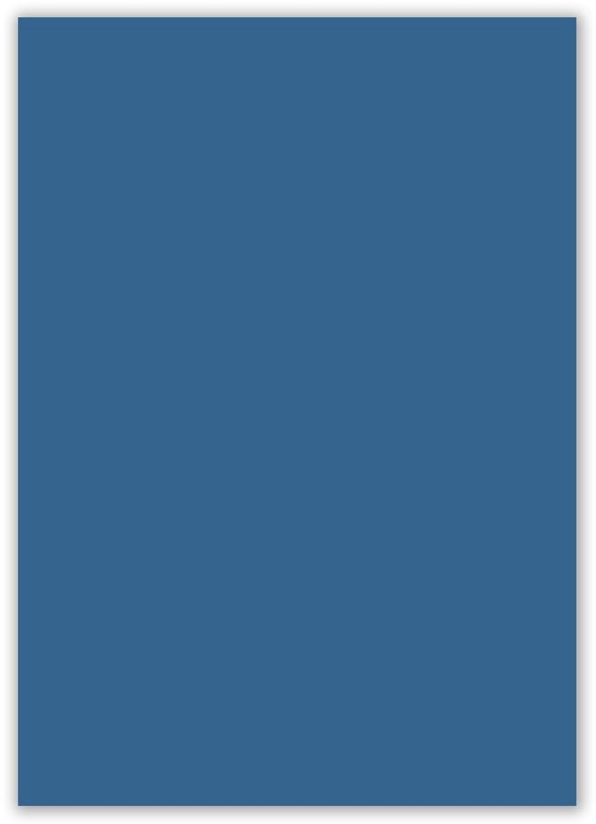 Omgoods - 100 vellen A4 Papier in Koninklijk Blauw, 110 g/m²