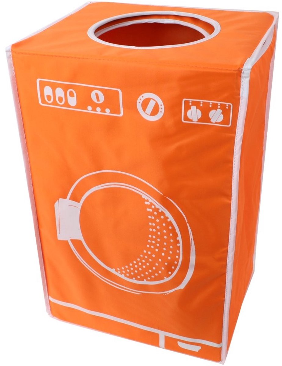 Omgoods - Foldable Laundry Basket - Opvouwbare Wasmand met Deksel en 50 Liter Capaciteit
