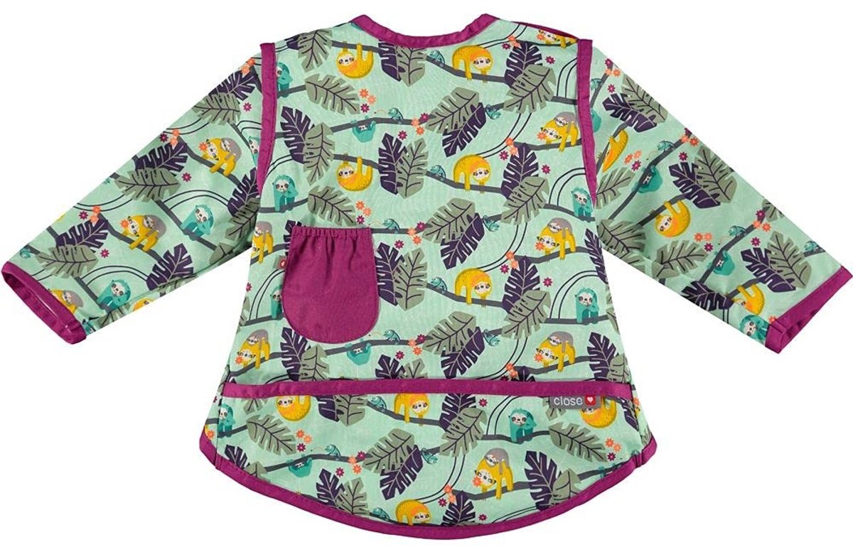 Omgoods - Waterproof Long Sleeve Bib voor Peuters met Voorzak