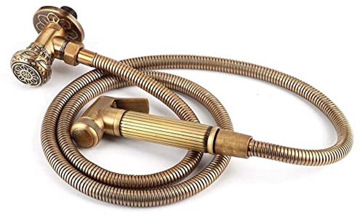 Omgoods - Handbediende Bidet Sprayer Set voor Gemakkelijk Gebruik