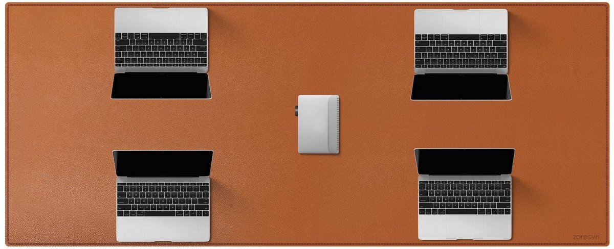 Omgoods - Conference Bureau Mat - Grote PU Leer Muismat, 170 x 70 cm
